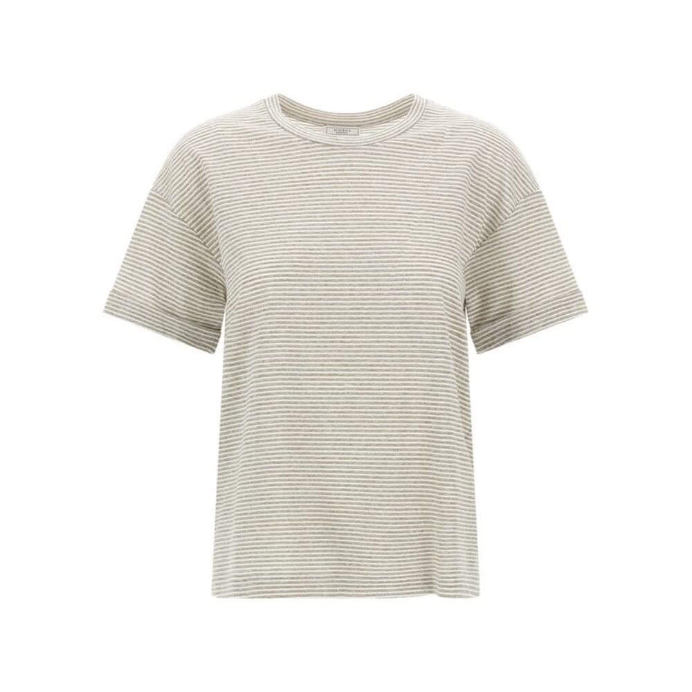 Peserico Beige Linen Women's T-Shirt
